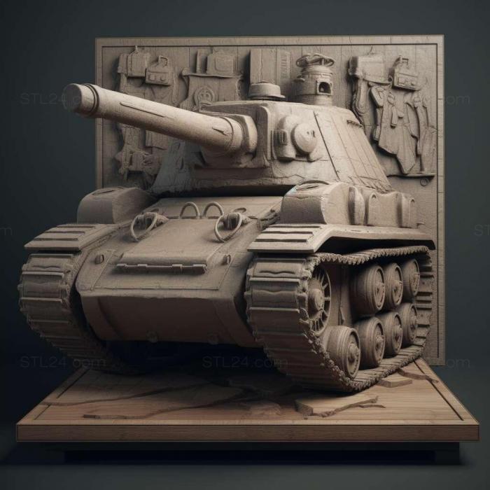 Games (Tanks Online 3, GAMES_9603) 3D models for cnc